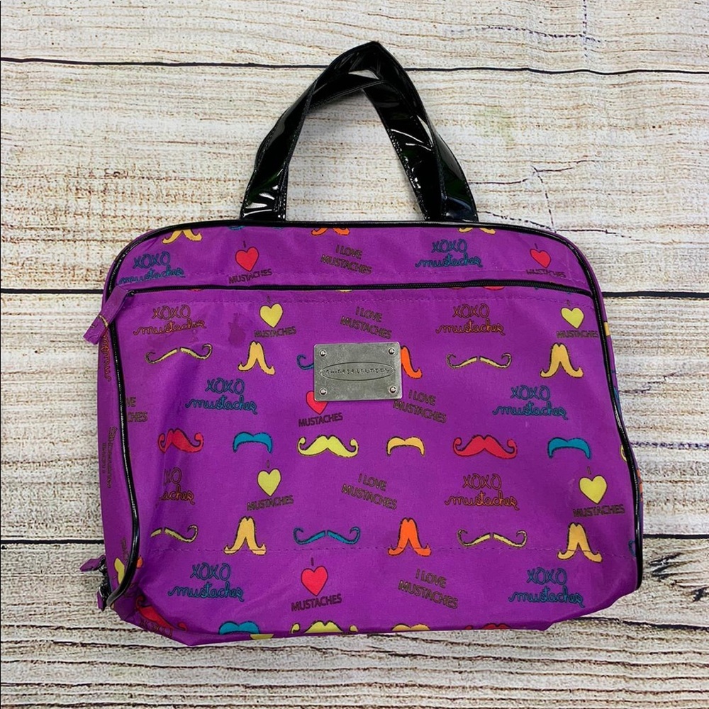 Chinese laundry lap top bag mustache